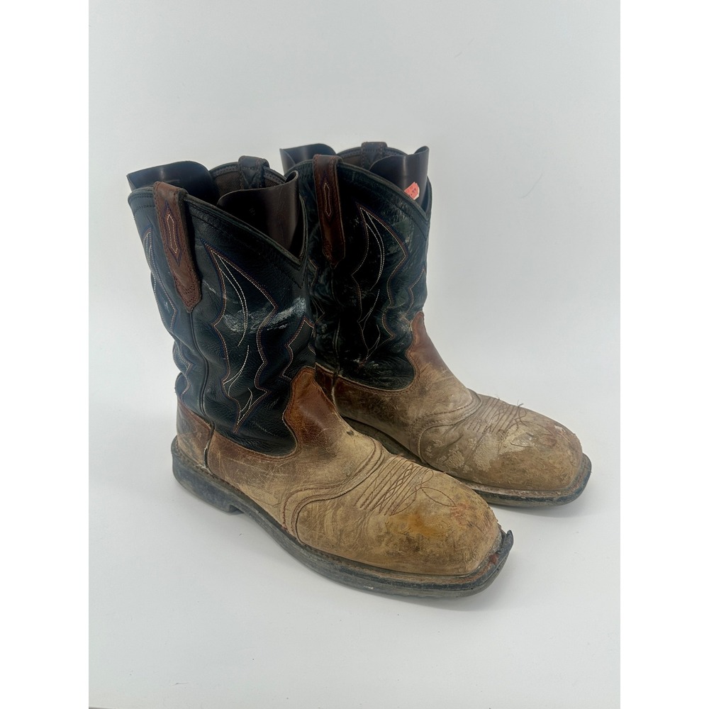 Ariat Boots RigTek­ Mens 9 EE Square Toe Waterproof Composite Toe Thrashed